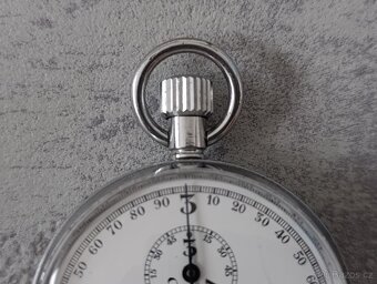 Staré vojenské stopky mikrograph Heuer - majetek voj.správy - 8