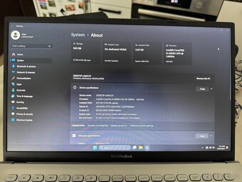 Asus VivoBook X512F i5-8265U SSD512+HDD500 8gbRAM W11 - 8