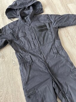 Kombinéza černá, zimní, pouze vypraná - 8