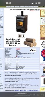 Zánovní krbová kamna 19,5 kw - 8
