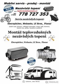 nezávislé topení eberspacher airtronic D2 24 volt MAN TGX - 8