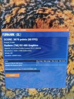 Levné Herní PC i5/RX480 4gb/8GB Ram/SSD - 8