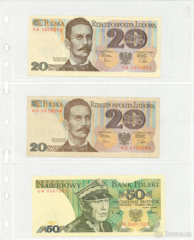 Plný šanon mix bankovek celý svět - Konvolut - sbírka - 8