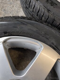 16" LETNÍ KOLA OCTAVIA II 6,5JX16 ET50 205 55 16 7-8MM - 8