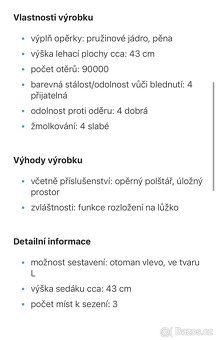 Rohová sedačka Levá - 8