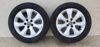 Alu kola Opel 16" 5x110, letní Continental 205/55R16 - 8