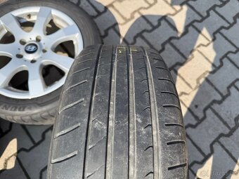 4x al kola 5x114.3 16 + pneu letní 205/55 R16 - 8