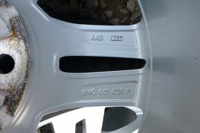 4ks orig.alu disků Audi,7Jx17,ET42+zimní 225/50/17 Dunlop - 8
