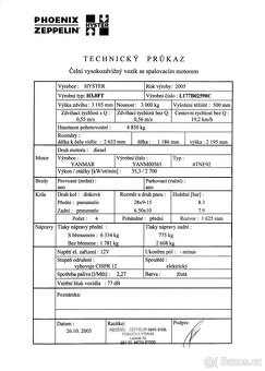 Vysokozdvižný vozík Hyster H3,0 FT - 8