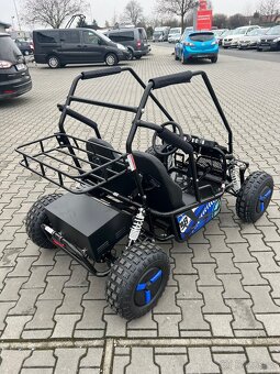 Nová Dětská elektro Buggy až 2500w 2 Mista Modrá - 8