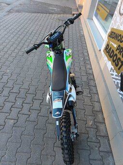 Pitbike Thunder 125cc 17x14 E-start zelená - 8