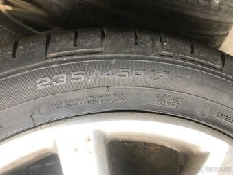 VW originál alu kola 7,5Jx17 s pneu,pěkny stav - 8