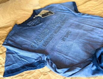 Pánské Tričko CAMP DAVID Vintage Dark Teal vel. L (nové) - 8