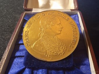 4 Dukát 1854 A.-NEJVZÁCNĚJŠÍ PRVNÍ ROČNÍK-RR. - 8