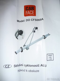 Hliníkový střešní cyklonosič- Carface - 8