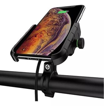 Univerzální držák telefonu na moto s bezdrát.nabíjením - 8