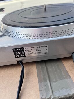 Gramofon SONY PS-242 direct drive + Sanyo MG-09 - 8