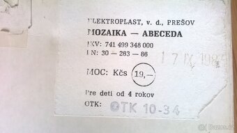 Retro mozaika Abededa Elektroplast Prešov - 8