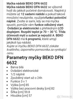 Myčka Beko - 8
