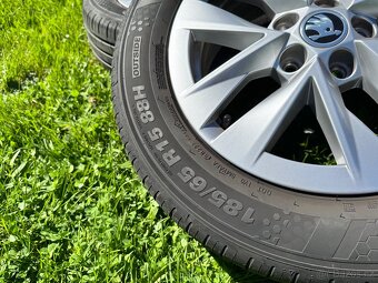 Stříbrná litá kola + letní pneu 185/65 R15 88H - 8