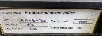 Paletizační vidle - 8