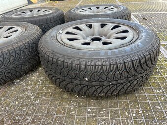 Plechové disky 5x100 R15 zimní pneu - 8