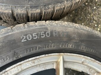 Alu kola R17 5x112 Mercedes + zimní pneu 205/50/17 - 8