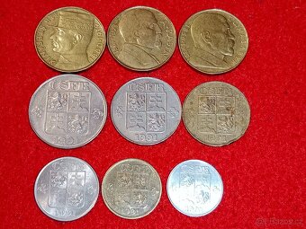 Československé mince 44 ks a bankovky 14 ks - 8