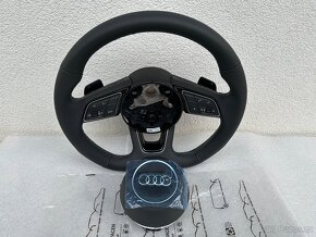 Audi sportovy perforovany volant sedy A3 A4 A5 S3 S4 S5 B9 - 8