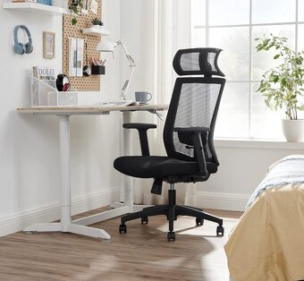 Nové ergonomické kancelářské křeslo s nosností 120kg - 8