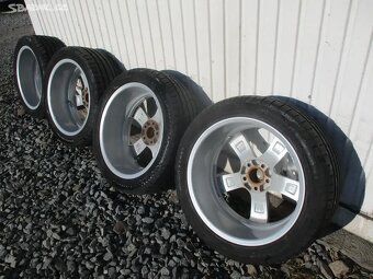 ALU kola 5X108 FORD 7,5X18 ET48 pneu 235/45/18 - 8