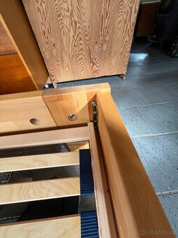 Prodám masivní buk.postel - 8