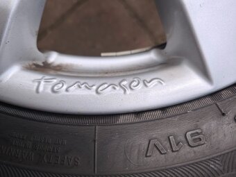ALU Kola 15, 4x hliník PEUGEOT,CITROEN ,letní pneu 195/65R15 - 8