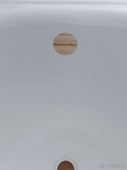 Zánovní plechová smaltovaná vana 120x70 Jika - 8