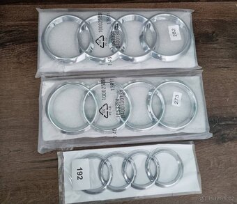 AUDI chromove znaky loga AUDI kruhy - 8