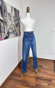 Luxusní džíny s extra vysokým pasem YVES SAINT LAURENT - 8