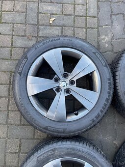 ORIGINÁL Alu Škoda TRITON R17, 5x112 - TOP STAV - 8