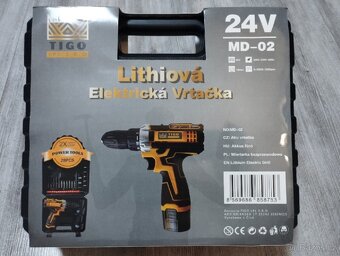 Aku vrtačka TIGO (24V) - 8