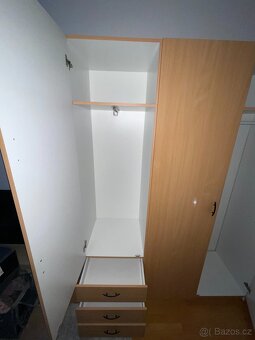 Obývací stěna, komoda + šatní skříň - 8