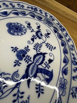 TALÍŘ CIBULÁK OVÁLNÝ 34 CM ORIGINÁLNÍ ČESKÝ PORCELÁN DUBÍ - 8