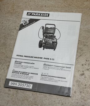 Benzinový vysokotlaký čistič Parkside PHDB 4 C3 - 8