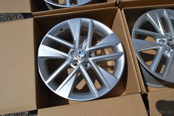 Škoda Rapid, Fabia 3, O1 RS -Nové orig. alu Škoda 7x17 - 8