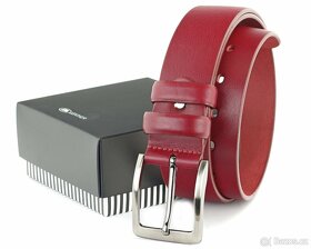 Pánský kožený opasek M4019 o šířce 4 cm - 8