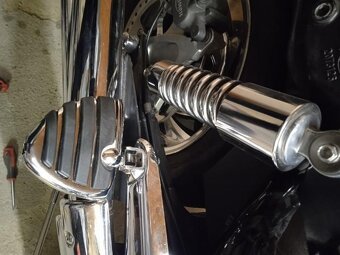 Masívní chrom plotny řidiče spolujezdce chopper,cruiser. - 8