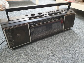 AIWA CS-W100H sběratelský rádio magneťák boombox - 8