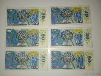 BANKOVKY 20 KČS 1988, OBĚ VYDANÉ SÉRIE - 8