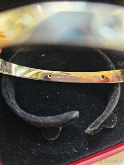 Cartier Love bracelet náramek stříbrný - 8