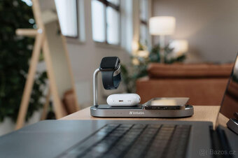 Prodám Duální nabíjecí podložku 3 v 1, bezdrátové nabíjení, - 8