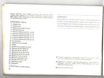 návod k obsluze + serviska z r. 1990 ŠKODA FAVORIT - 8