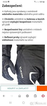 Prodám nové motokalhoty - 8